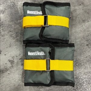 Women's Health Gray and Yellow Ankle or Wrist Weights